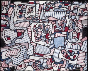 Site Inhabited by Objects 1965 by Jean Dubuffet 1901-1985